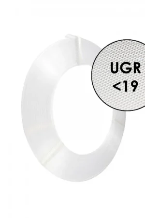 Ultimissimo Modello Diffusore Cover Bianca Microprismatica UGR 19 Per Profilo12,5mm 30 Metri