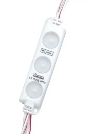 Sconto Moduli Led SMD 12V DC 1W 3 Led IP68 Catena 20pz Per Insegne Luce 6500K