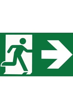 Segnaletica Direzionale di Emergenza Destra Novaline Solo Oggi