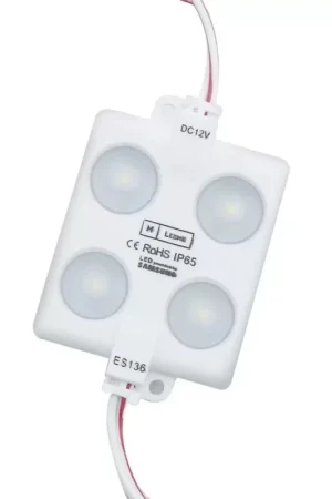 A Buon Prezzo Moduli Led SMD 12V DC 2W 4 Led IP68 Catena 20pz Per Insegne Luce 6500K