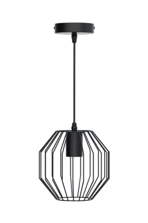 Affare Lampadario a Sospensione Design Moderno Industriale Nero E27