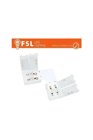 Connettore Rapido a L per Strip LED monocolore 10mm FSL Economico