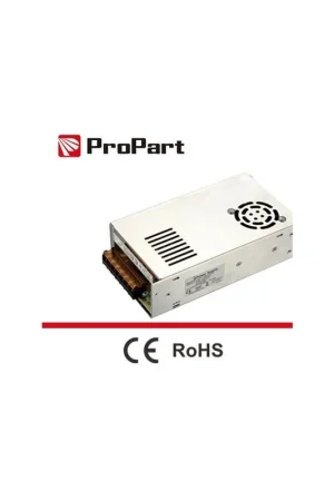 Alimentatore LED Metallico Scatolato ProPart IP20 24V 360W 15A Economico