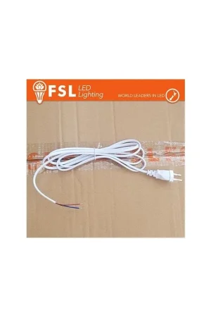 Cavo alta tensione 2m*0.75 spina 10A 2 poli Ordina Subito