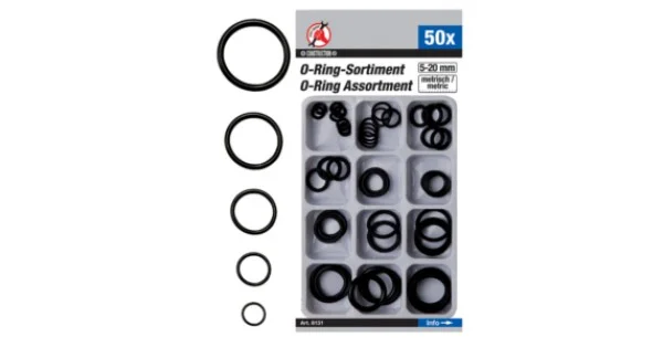 Acquista Ora ASSORTIMENTO O-RING PZ.50 MM.5-20 ART.BGS8131