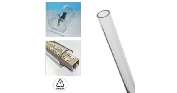 Compra Online TUBO TONDO VUOTO PMMA TRASPARENTE D.10/7 MT.1 ART.503017