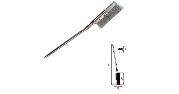 Super Prezzo SPAZZOLA SLIM ACCIAIO ONDULATO ART.1790