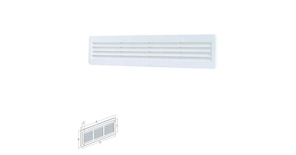 Acquista Ora GRIGLIA X PORTE 370X123 C/RETE