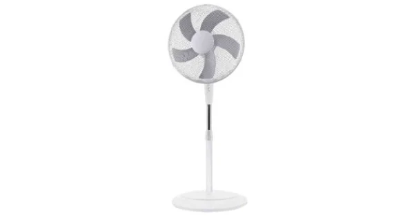 VENTILATORE A PIANTANA CM.40 H.130 BIANCO 5 PALE ART.EV073 Di Tendenza