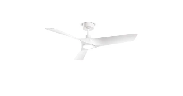 VENTILATORE A SOFFITTO CM.133 3 PALE C/LUCE LOKI ART.7206 B CT Spedizione Gratuita