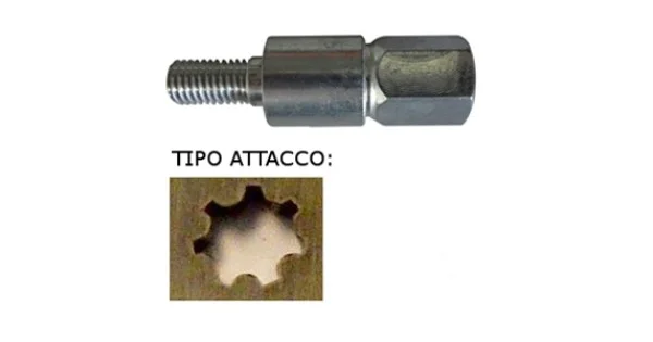 ADATTATORE TIPO C X COPPIA CONICA ART.1604-0412 Ultimissimo Modello