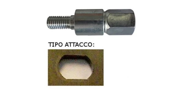 ADATTATORE TIPO D X COPPIA CONICA ART.1604-0413 Prezzo Scontato