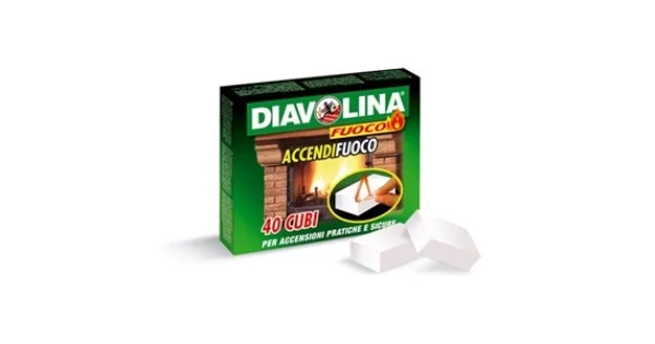 Promozione DIAVOLINA ACCENDIFUOCO 40 CUBI