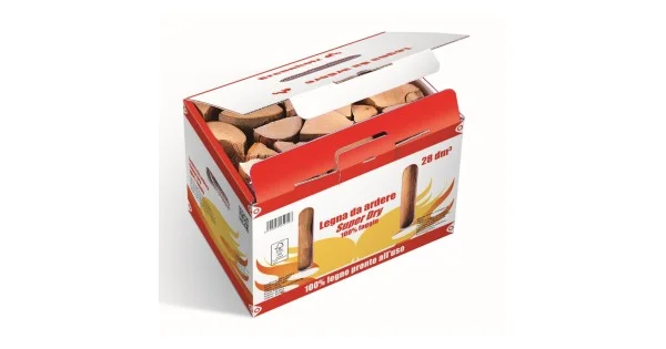 LEGNA DI FAGGIO IN SCATOLA CF 28 DM3 Più Venduto