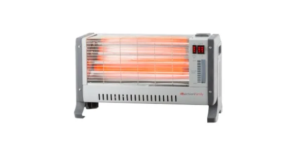 STUFA AL QUARZO VESUVIO 600/1200W C/MANIGLIE LATERALI Spedito Oggi