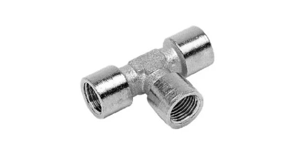 Spedizione Espresso RACCORDO A T IN OTTONE STAMPATO F-F-F 3/8 ART.29B2