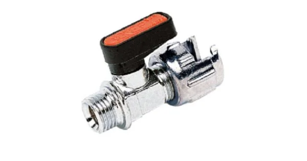 VALVOLA A SFERA X ARIA C/GHIERA 1/4 ART.64614 Prezzo Scontato