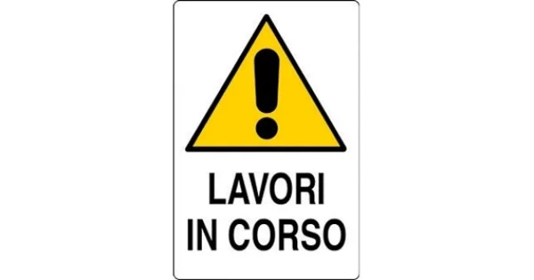 CARTELLO ALL. MM.300X200 LAVORI IN CORSO Compra Online