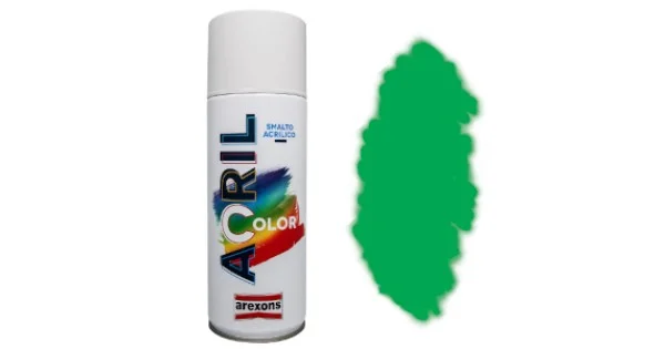 SPRAY ACRILICO VERDE GIALLO RAL 6018 ML.400 ART.3981 Prezzo Di Fabbrica