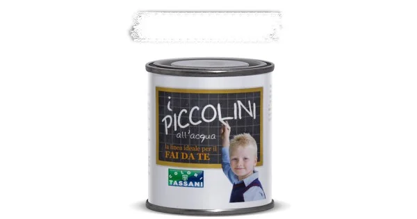 VERNICE ALL'ACQUA I PICCOLINI ML.125 BIANCO SATINATO ART.1326-998 Subito Disponibile