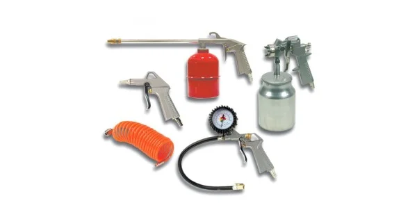 KIT COMPRESSORE C/AEROGRAFO SERBATOIO INFERIORE PZ.5 Promozione Esclusiva