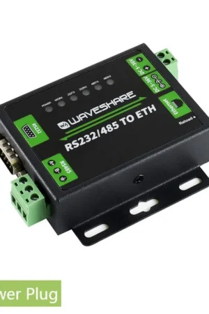 Waveshare Convertitore industriale RS232/RS485 a Ethernet per EU Reso Gratuito
