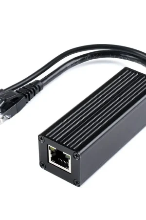Waveshare Splitter PoE Gigabit Industriale, Protezione con Custodia in Metallo, Uscita Type-C 5V 2.5A Promozione Esclusiva