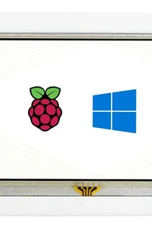 Waveshare Schermo LCD touch resistivo da 5 pollici (B) con custodia bicolore, 800×480, HDMI, basso consumo energetico. Nuova Collezione