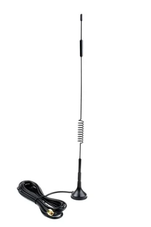 Acquista Ora Waveshare Antenna 4G ad Alta Guadagno SMA per Esterno, Supporto 4G/3G/2G/LPWA, Impermeabile, Base Magnetica.
