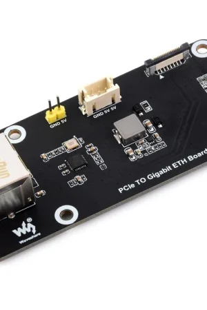 Acquista Ora Waveshare Scheda PCIe a Gigabit ETH (C) per Raspberry Pi 5, supporta Raspberry Pi OS, senza driver, plug and play, adattatore PCIe per Raspberry Pi 5.