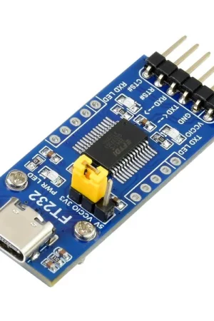 Waveshare Scheda USB UART FT232 (Tipo C), Modulo di comunicazione USB a UART (TTL), connettore USB-C Acquista Ora