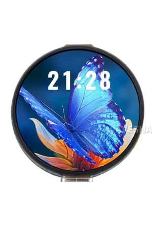 Waveshare Scheda di sviluppo con display AMOLED rotondo touch da 1,32 pollici ESP32-C6, 466×466 pixel, interfaccia QSPI, supporta Wi-Fi 6 e Bluetooth 5. Promozione