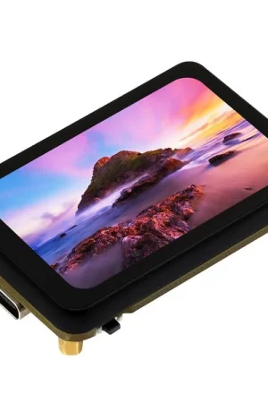 Waveshare Scheda di sviluppo ESP32-S3 con display touch AMOLED da 1,64 pollici, 280×456, interfaccia QSPI, sensori accelerometro e giroscopio integrati, ESP32 con display. Prezzo Ridotto