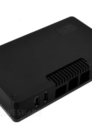 Waveshare Case ARGON ONE V5 per Raspberry Pi 5, doppio slot M.2 NVMe PCIe, case in lega di alluminio, ventola di raffreddamento integrata, compatibile con i Raspberry Pi HAT standard Occasione Imperdibile