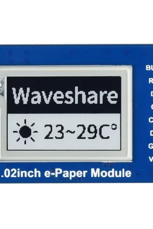 Waveshare Display module E-Ink 128×80, 1.02 pollici, doppio colore bianco/nero. Offerta Limitata