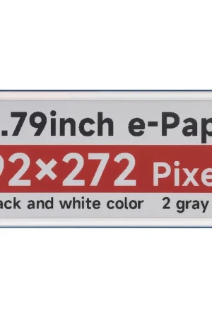 Waveshare Modulo E-Paper da 5.79 pollici (B), display e-ink, 792x272, Rosso/Nero/Bianco, Interfaccia SPI Nuova Collezione