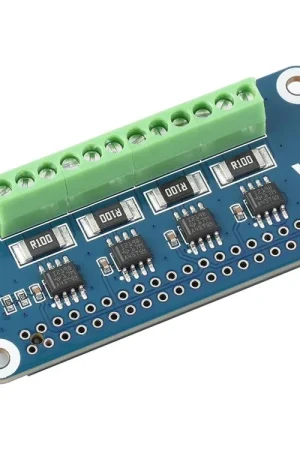 Waveshare 4 canali monitor di corrente/tensione/potenza HAT per Raspberry Pi, I2C/SMBus Offerta Limitata