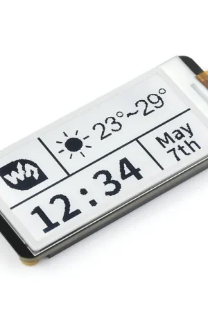 Waveshare HAT+ E-Paper da 2,13 pollici per Raspberry Pi, Display E-Ink, 250x122, Processo in Oro Immersione, Interfaccia SPI, Standard HAT+, Con Tutorial Online per Pwnagotchi Ultima Occasione