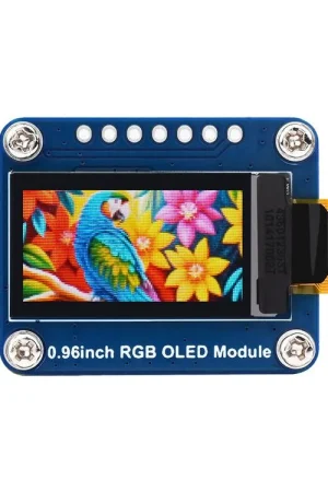 Waveshare Modulo Display OLED RGB da 0,96 pollici, Risoluzione 64×128, 65K Colori, Interfaccia SPI Nuova Collezione