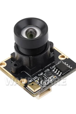 Waveshare Fotocamera USB IMX335 5MP (C), registrazione video 2K, migliore sensibilità in condizioni di scarsa illuminazione, ampia gamma dinamica, senza distorsioni. Prezzo Ridotto