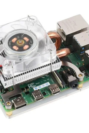 Waveshare Ventola di Raffreddamento Low-Profile ICE Tower per Raspberry Pi 4B/3B+/3B, Super Dissipazione del Calore Acquista Ora