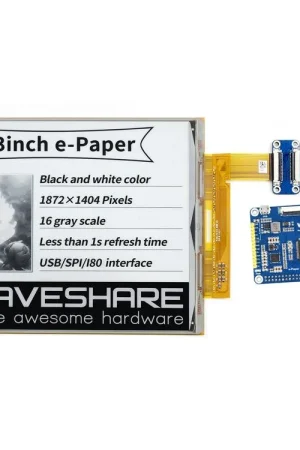 A Buon Prezzo Waveshare Display E-Ink flessibile da 10,3 pollici con risoluzione 1872×1404 per Raspberry Pi.