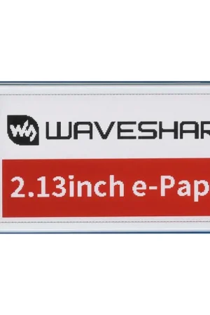 Waveshare HAT E-Paper da 2,13 pollici (B), 250x122, Rosso/Nero/Bianco, Interfaccia SPI Miglior Prezzo