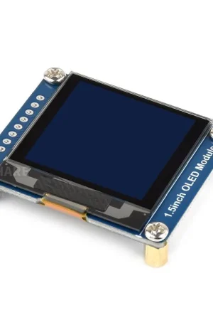 Waveshare Modulo display OLED da 1,5 pollici, 128x128 pixel, 16 gradazioni di grigio, interfaccia SPI/I2C Spedito Oggi