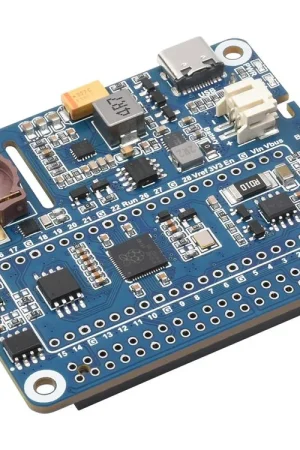 Waveshare Gestione dell'energia HAT per Raspberry Pi, supporta la ricarica e l'uscita di potenza allo stesso tempo, con RTC integrato e circuiti di protezione multipli. Nuovo Arrivo