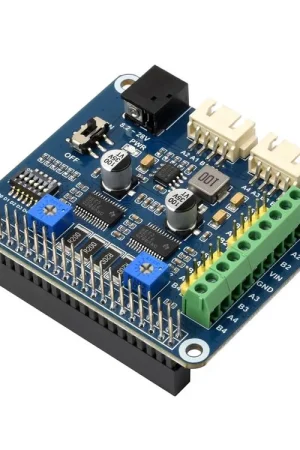 Waveshare Stepper Motor HAT per Raspberry Pi, controlla due motori passo-passo. Prezzo Basso