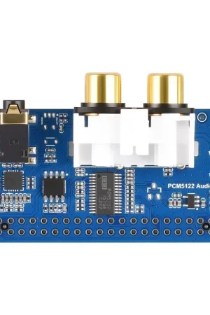 Waveshare Scheda audio DAC PCM5122 HIFI I2S per Raspberry Pi, basata su header GPIO a 40 pin di Raspberry Pi, codifica/decodifica stereo, supporta la riproduzione audio di alta qualità. Reso Gratuito