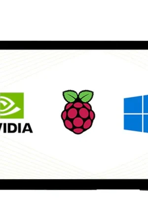 Waveshare Schermo LCD touchscreen capacitivo da 10.1 pollici (E), 1024×600, HDMI, IPS, con schermo ad incollaggio ottico, compatibile con Raspberry Pi, Jetson Nano e PC. Subito Disponibile