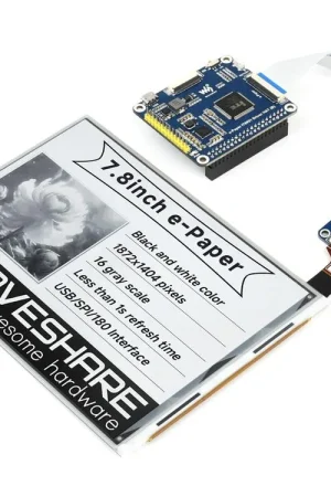 Waveshare Display E-Ink da 1872×1404, 7.8 pollici, HAT per Raspberry Pi. Ultimissimo Modello