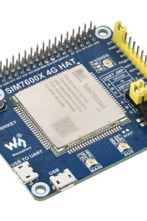 Acquista Ora Waveshare SIM7600NA-H 4G HAT per Raspberry Pi, supporto 4G LTE Cat-4, posizionamento GNSS, per il Nord America
